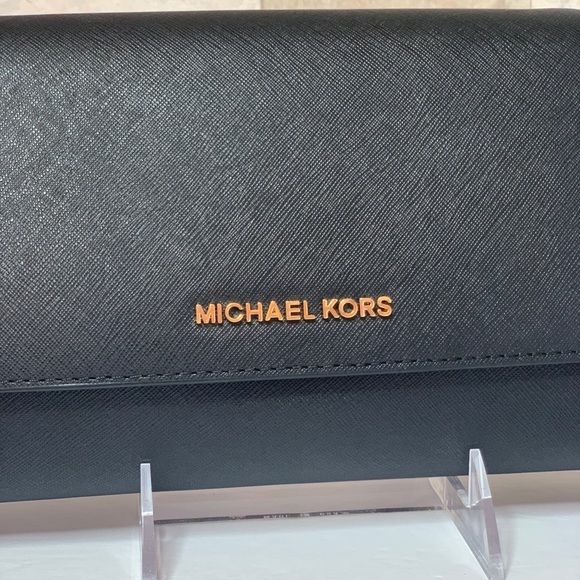 Michael Kors Bag JSI MD Conv Chn Pouchtte Black - Picture 10 of 16
